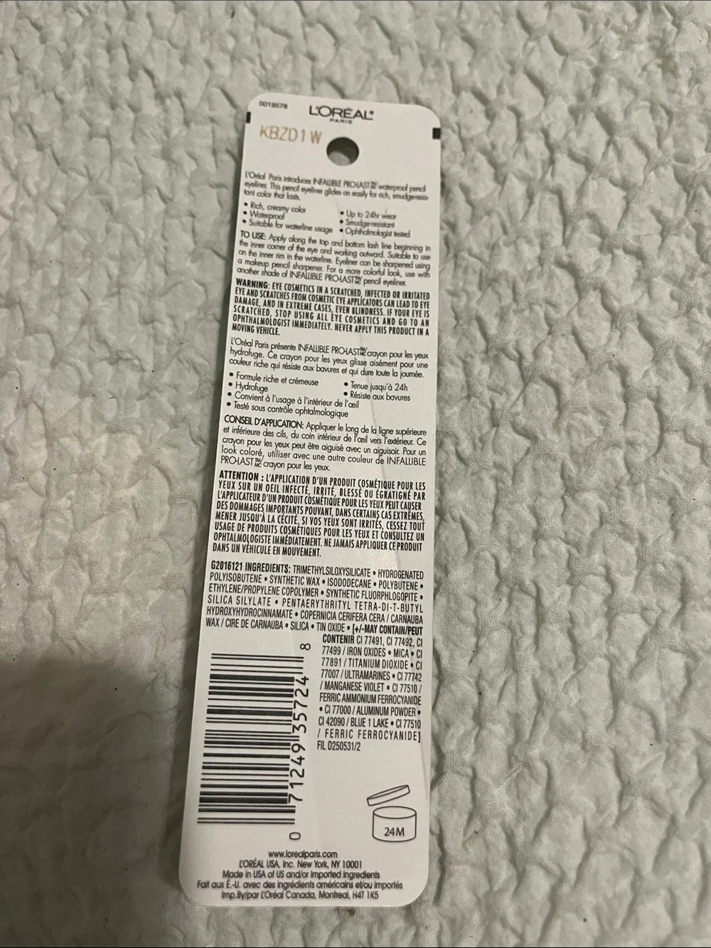 NWT L’Oréal Infallible Eyeliner 930 Black
